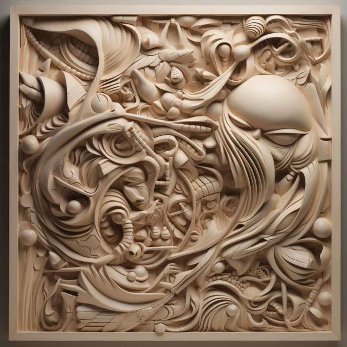 نموذج ثلاثي الأبعاد لآلة CNC 3D Art 